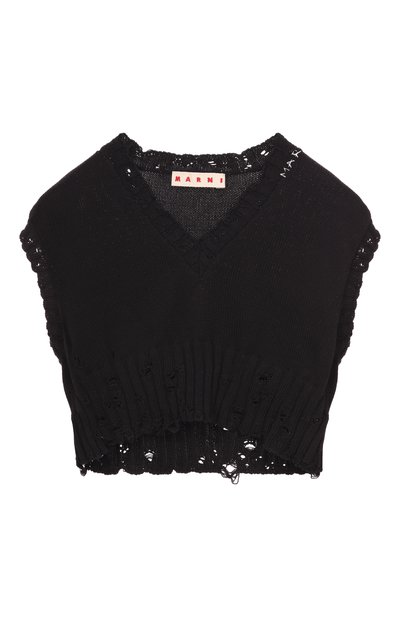 Женский хлопковый жилет MARNI, арт. CVMD0088A0/UFC652