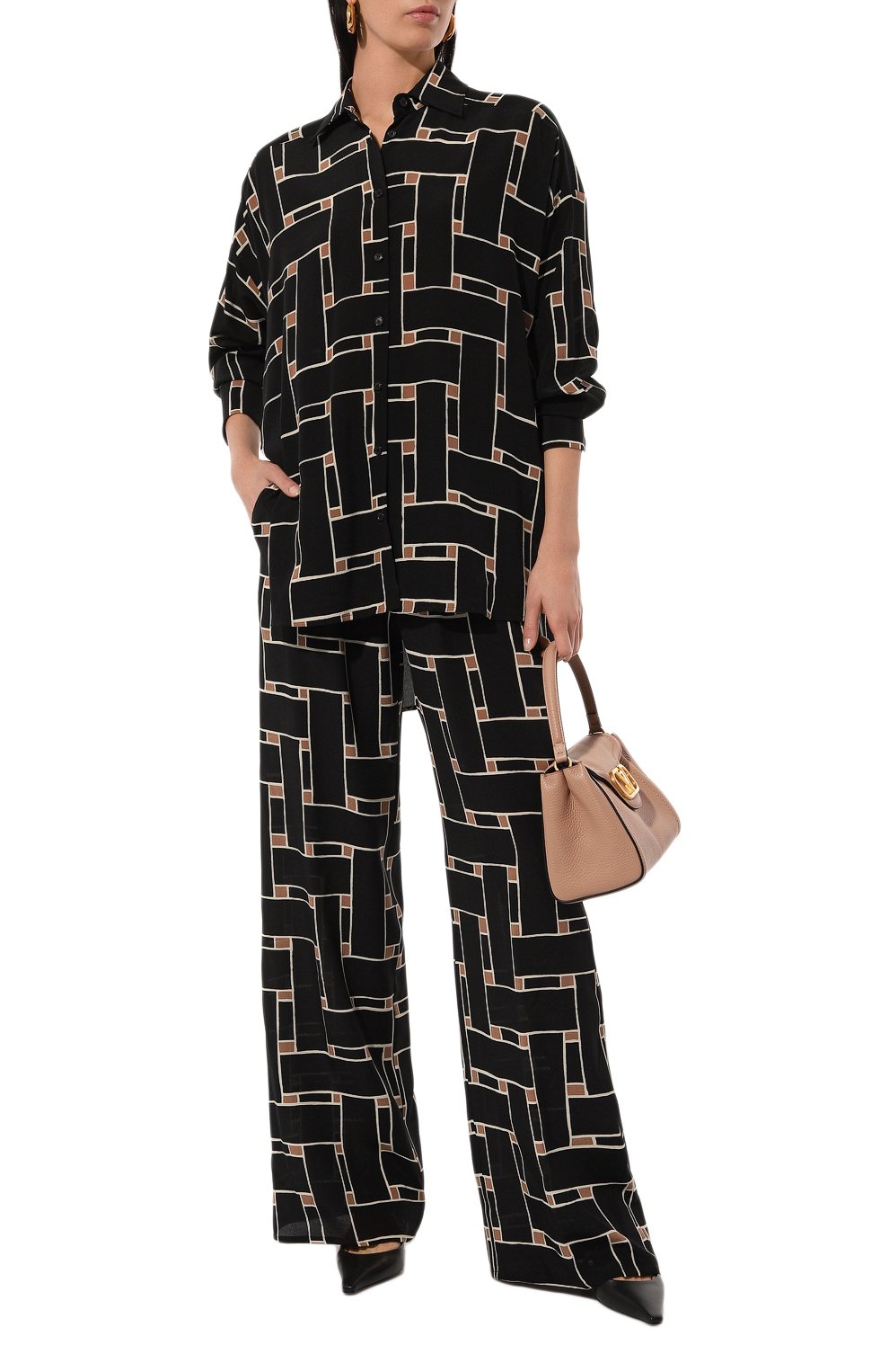 Шелковые брюки KITON, арт. D58102K0566E01, фото 2