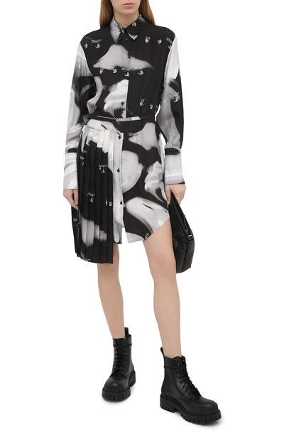Платье из вискозы OFF-WHITE, арт. 0WDB280R21FAB003, фото 2