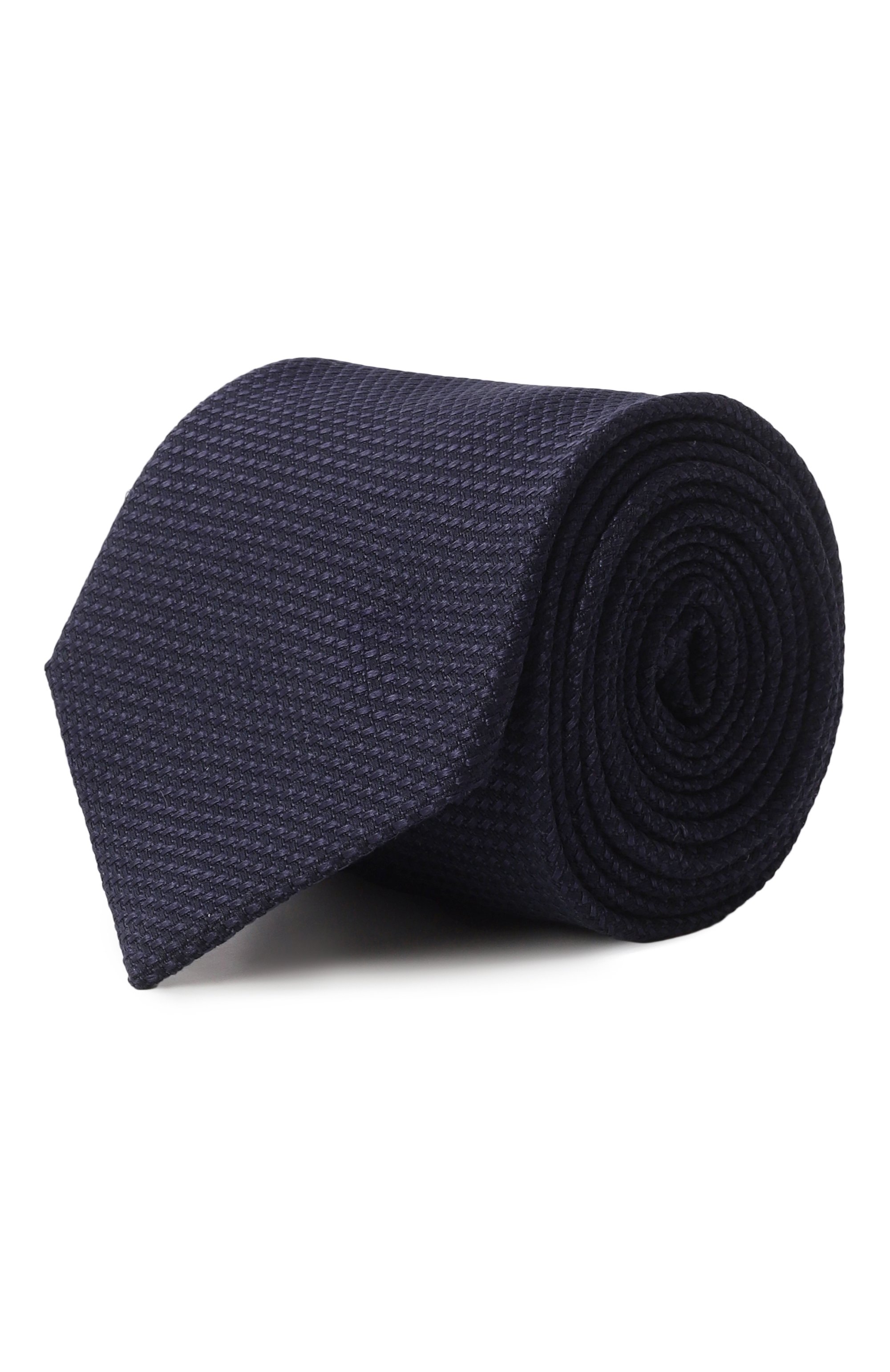 Галстук из шелка и хлопка CANALI, арт. 18/HJ04180, фото 1