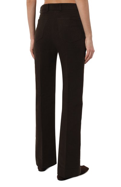 Хлопковые брюки TOTEME, арт. 241-WRB1058-FB0171, фото 4