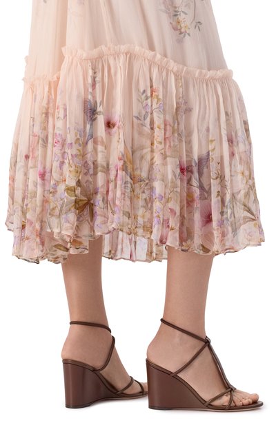 Женские кожаные босоножки lilo 85 GIANVITO ROSSI, арт. G32732.85RIC.NAPBR0W