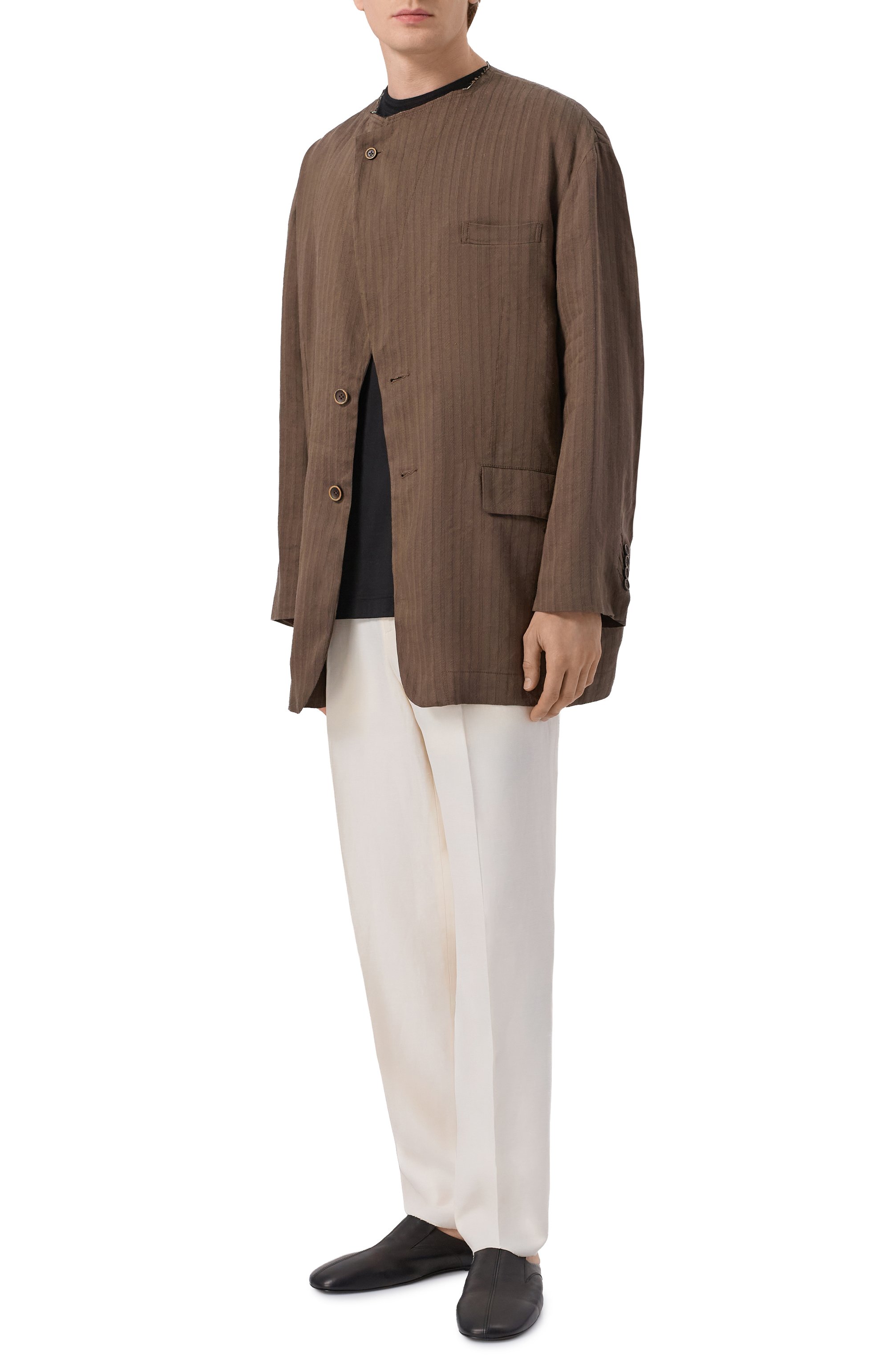 Брюки из вискозы и льна LANEUS, арт. S6LAMAPA083, фото 2