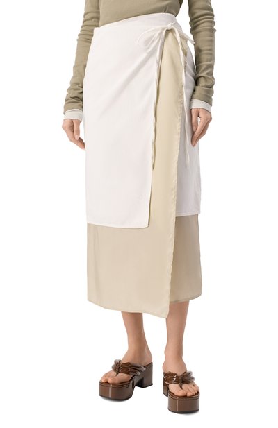 Юбка из хлопка и вискозы DRIES VAN NOTEN, арт. 251-010826-1553, фото 3