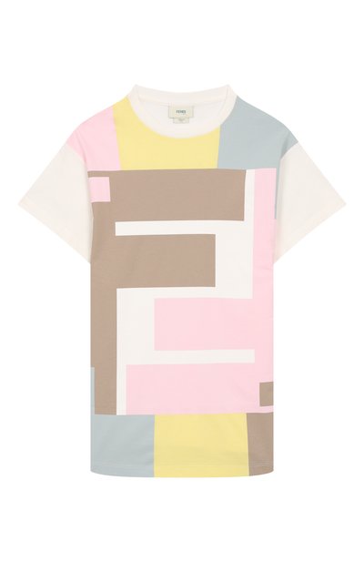 Хлопковое платье FENDI, арт. JFB685/7AJ/4-5