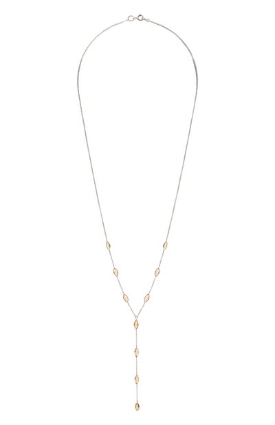 Женская цепочка-лариат с цитринами SECRETS JEWELRY, арт. ЦЛЦС00098