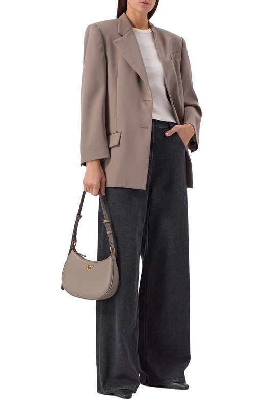 Сумка Half Moon Love mini Pinko 102790/A0F1 Бежевый  102790/A0F1 Фото 7