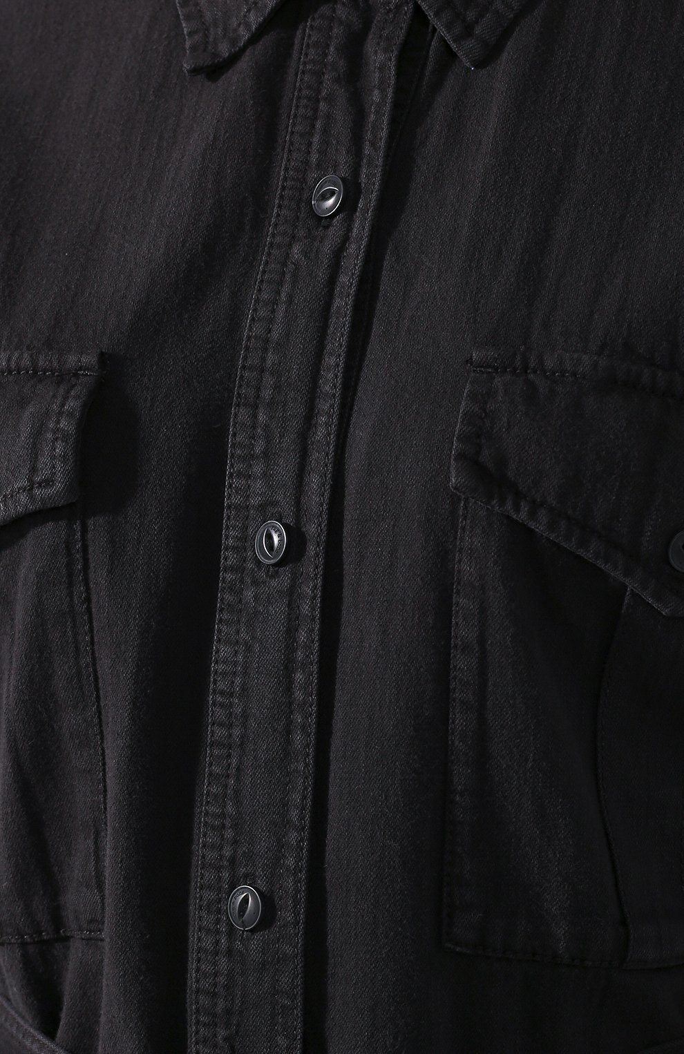 Джинсовое платье RAG AND BONE черного цвета по цене 49950 руб., арт. WCW20S30274B27, фото 5 Джинсовое платье RAG AND BONE, арт. WCW20S30274B27, фото 5