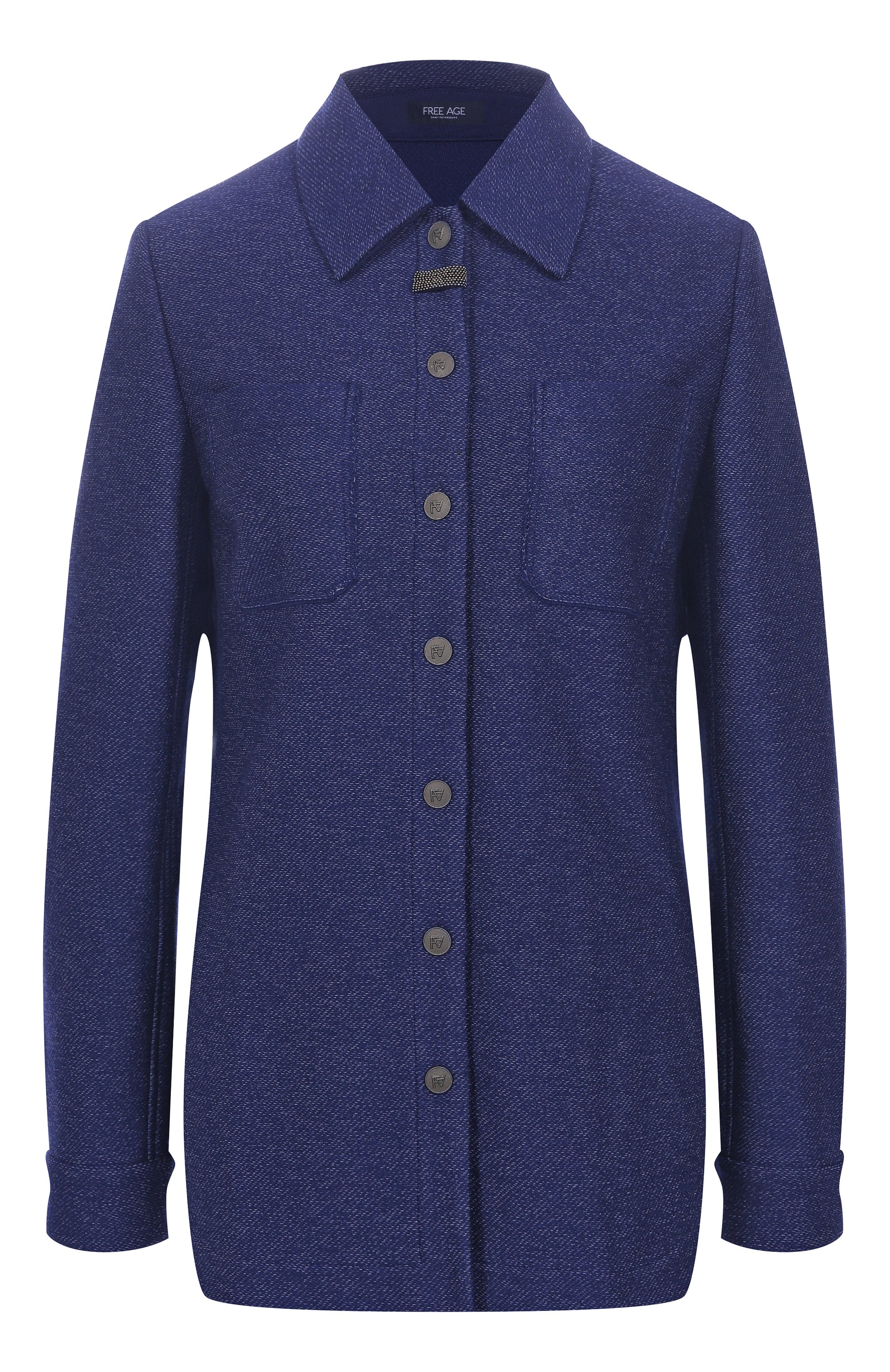 Шерстяная рубашка FREEAGE, арт. WW26.BL024.2003.409, фото 1