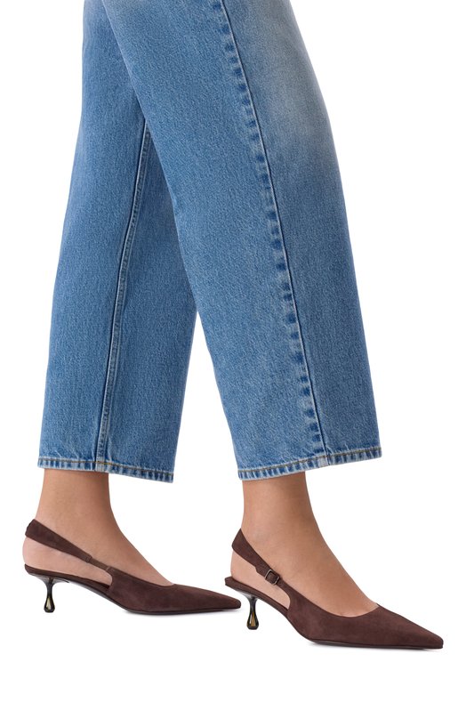 Замшевые туфли Amel 50 Jimmy Choo AMEL50JRS Коричневый  AMEL50JRS Фото 2