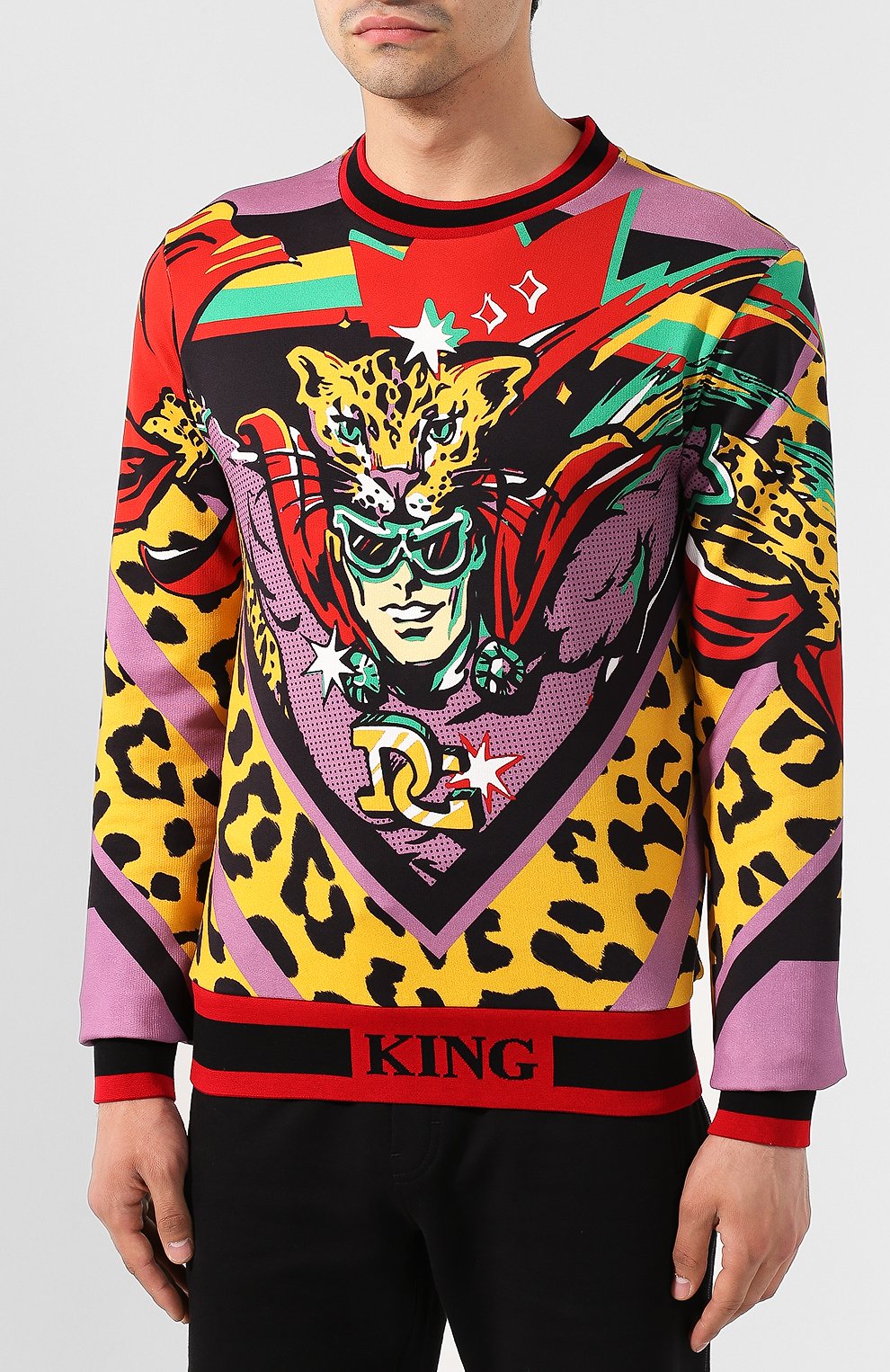 Хлопковый свитшот DOLCE & GABBANA, арт. G90G4T/HH7LK, фото 3