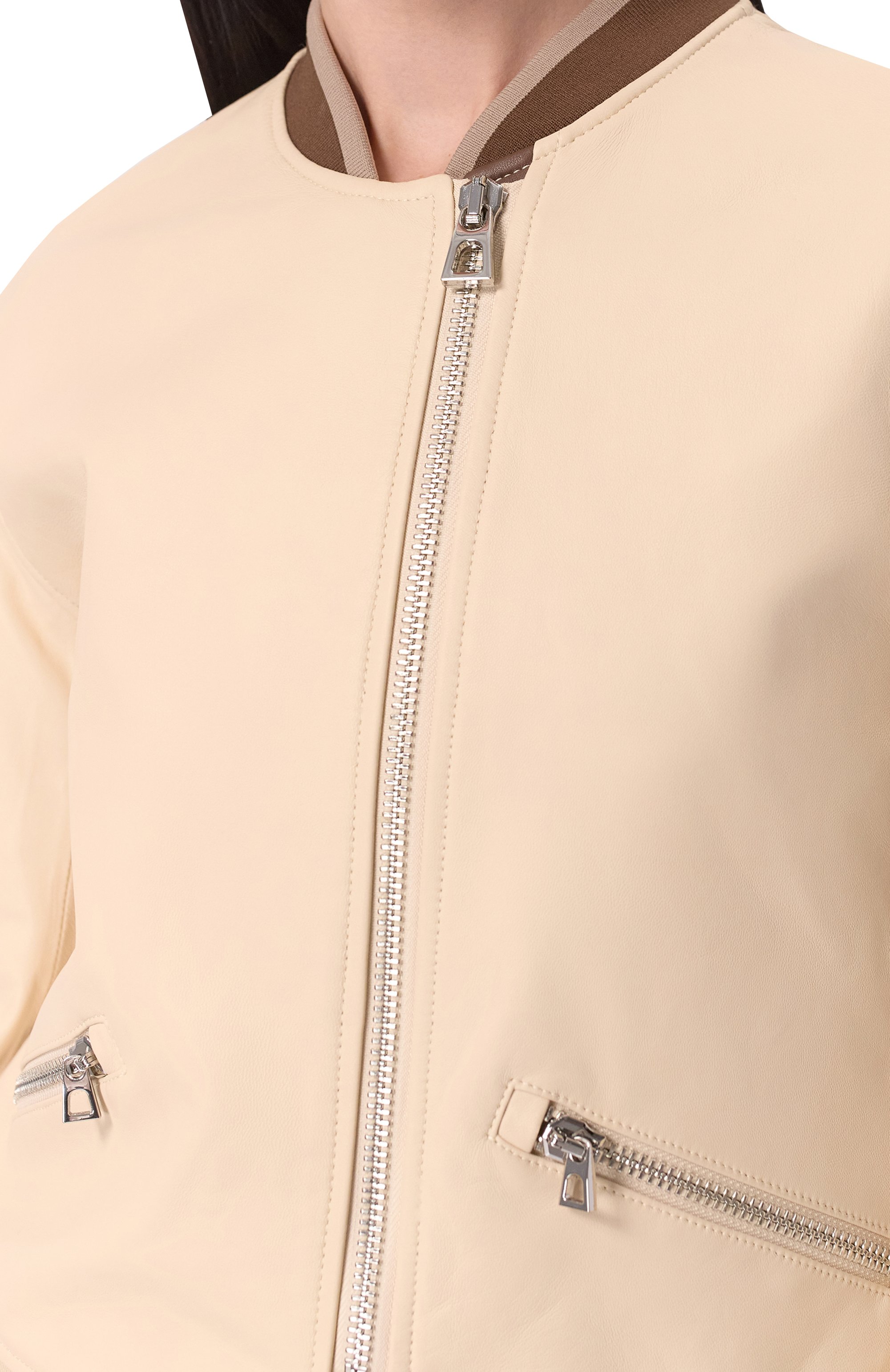 Кожаный бомбер DIEGO M, арт. 25EM-A101, фото 5