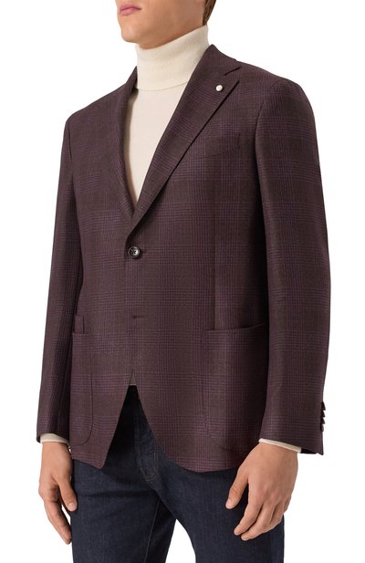 Пиджак из шелка и шерсти L.B.M. 1911, арт. 2411/52713, фото 4