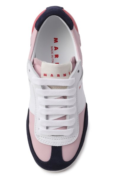 Кожаные кеды MARNI, арт. 82333/VAR1, фото 4