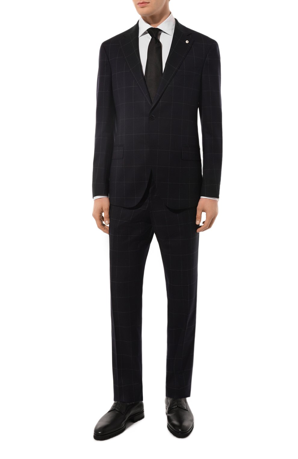 Кожаные дерби ARTIOLI черного цвета по цене 194500 руб., арт. 06S169/BUFFERED CALF RB/G, фото 2 Кожаные дерби ARTIOLI, арт. 06S169/BUFFERED CALF RB/G, фото 2