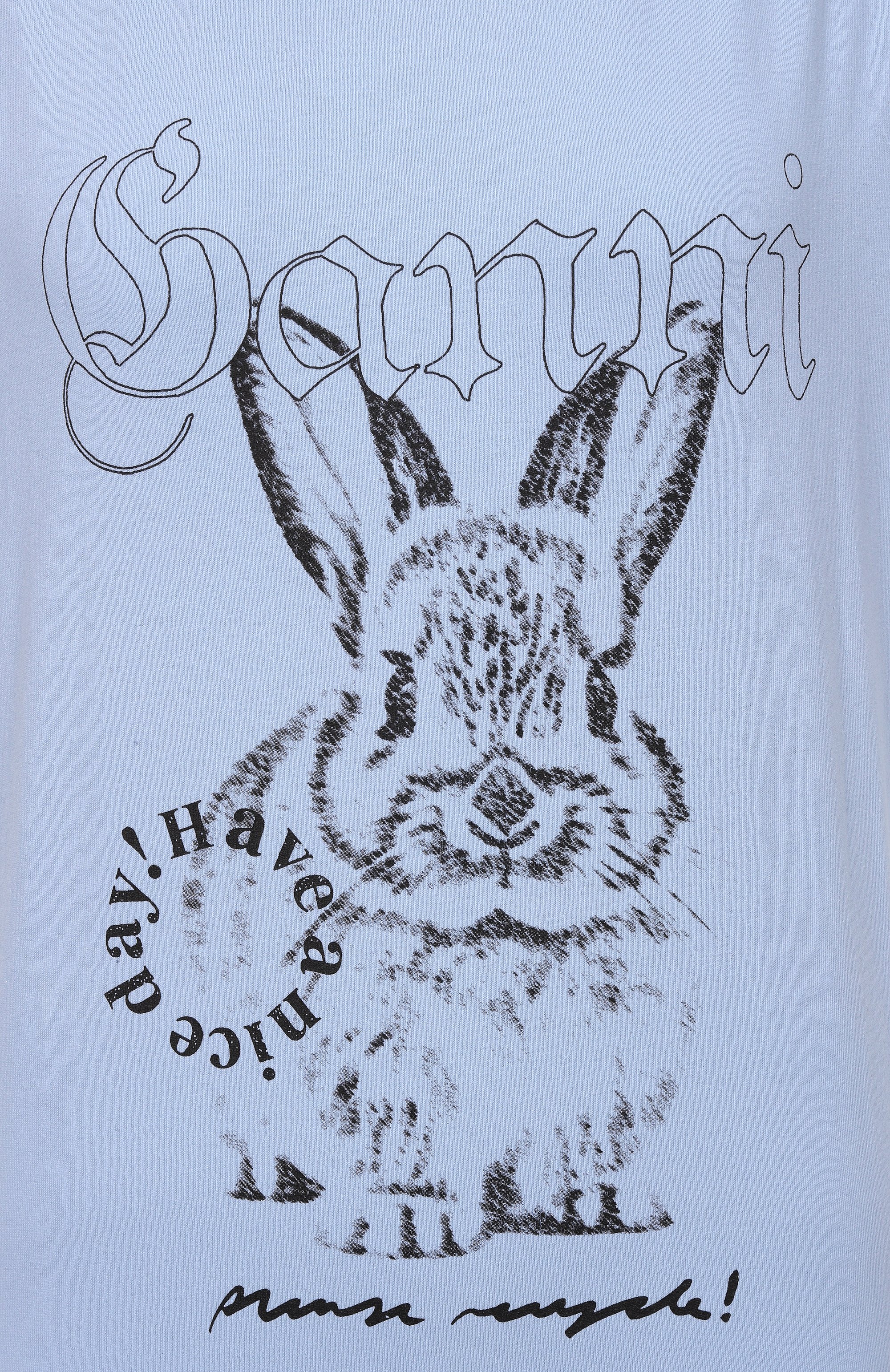 Хлопковая футболка GANNI, арт. T4155/326, фото 6