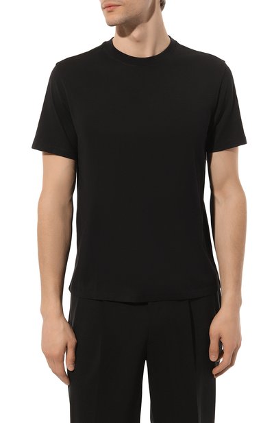 Хлопковая футболка VAN LAACK черного цвета по цене 13250 руб., арт. PA0L0/Z20044, фото 3 Хлопковая футболка VAN LAACK, арт. PA0L0/Z20044, фото 3