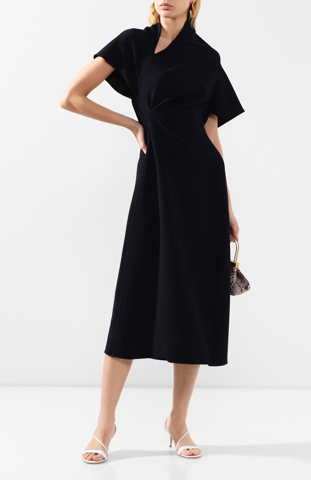 Платье VICTORIA BECKHAM темно-синего цвета по цене 140500 руб., арт. 1120WDR000691A, фото 2 Платье VICTORIA BECKHAM, арт. 1120WDR000691A, фото 2