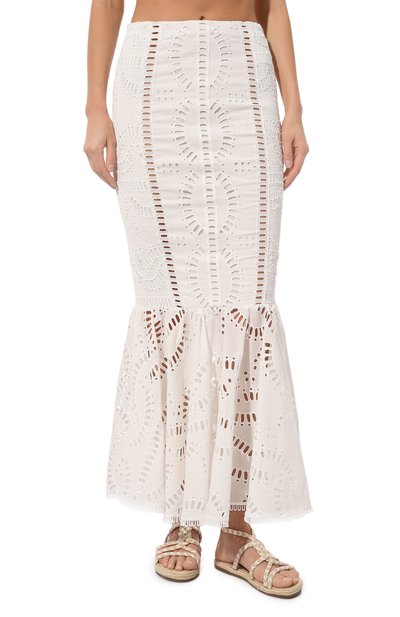 Хлопковая юбка CHARO RUIZ IBIZA, арт. 243402, фото 3