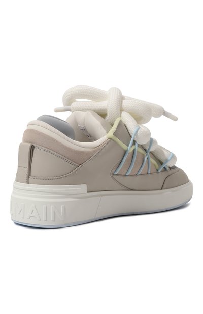 Кожаные кеды b-court BALMAIN, арт. DM1VI361/LGCT, фото 5