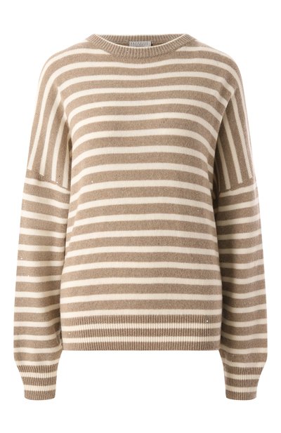Женский пуловер из кашемира и шерсти BRUNELLO CUCINELLI, арт. MBM75BP407