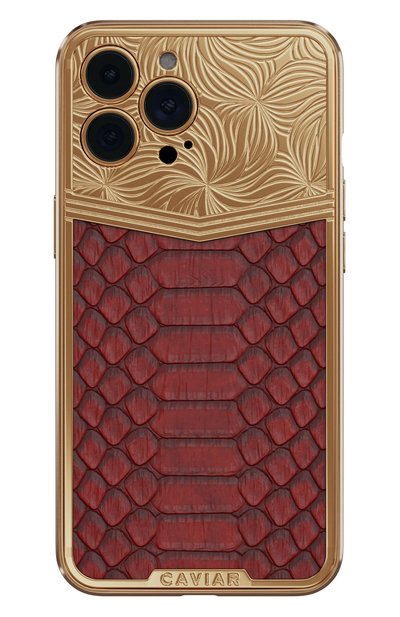 Чехол для iphone 14 pro max rouge CAVIAR красного цвета по цене 144000 руб., арт. 27924_14max_nophone, фото 1 Чехол для iphone 14 pro max rouge CAVIAR, арт. 27924_14max_nophone, фото 1