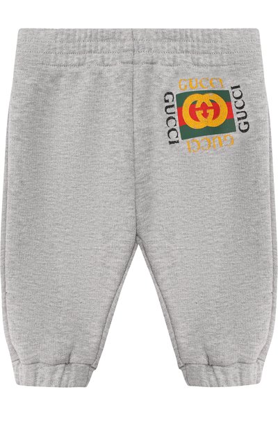 Хлопковые джоггеры с логотипом бренда GUCCI, арт. 509179/X3L00, фото 1