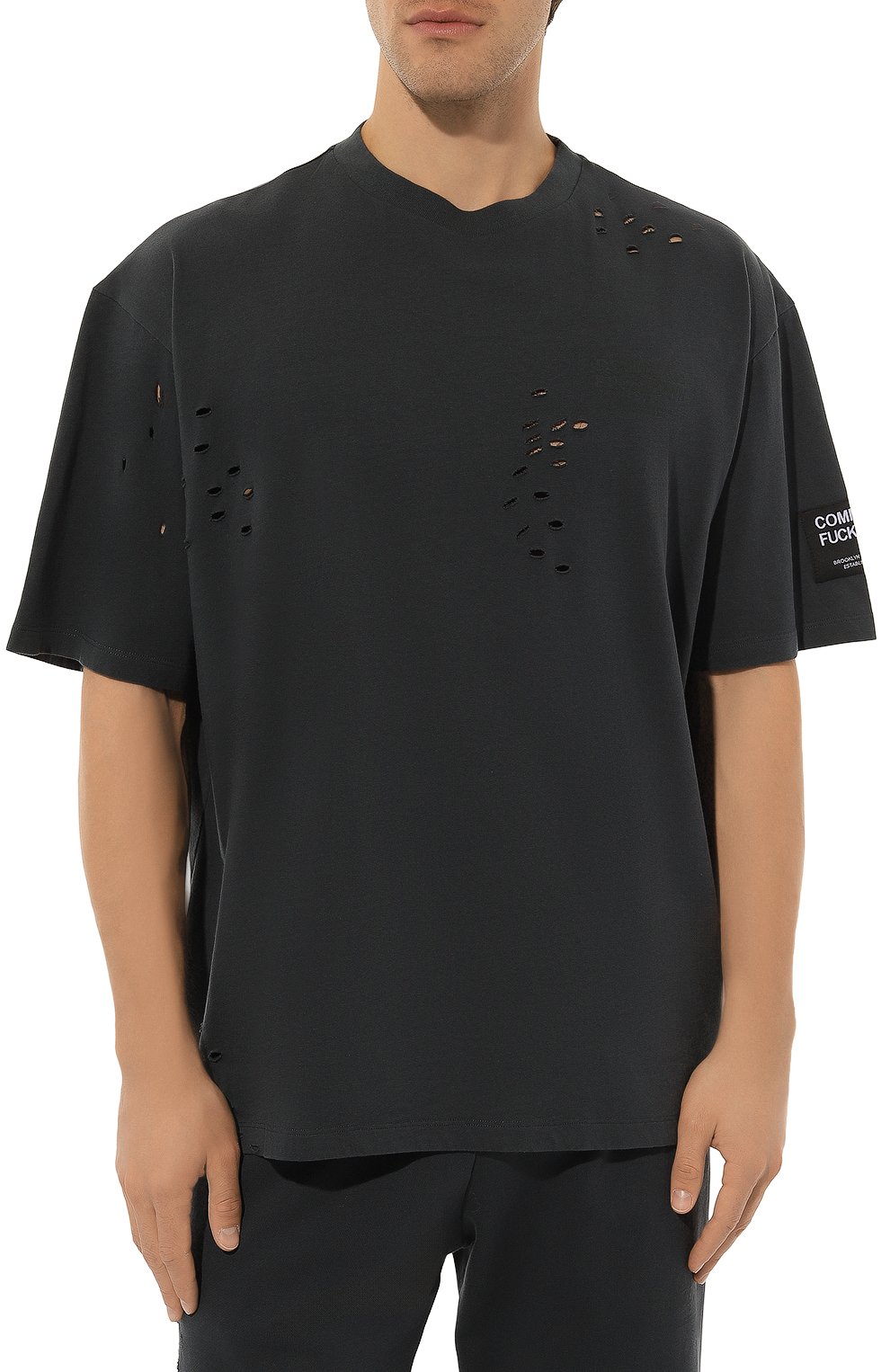 Хлопковая футболка COMME DES FUCKDOWN, арт. CFABM01384, фото 3
