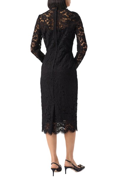 Платье из вискозы и хлопка DOLCE & GABBANA, арт. F6M0DT/GDCLZ, фото 4