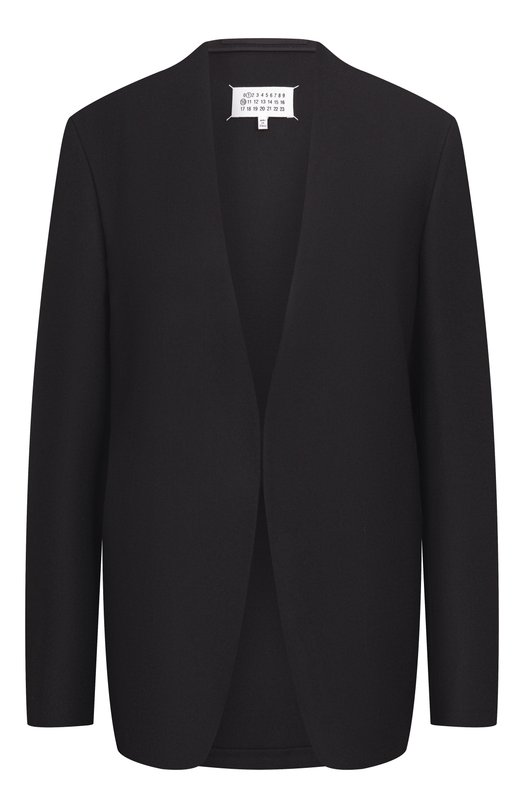 Шерстяной жакет Maison Margiela S51BN0441/S47782 Чёрный S51BN0441/S47782