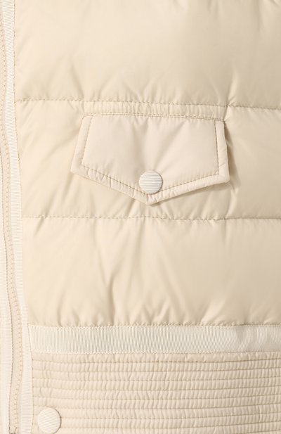 Стеганый пуховик с косой молнией и воротником-стойкой MONCLER, арт. C2-093-45303-85-549K3, фото 5