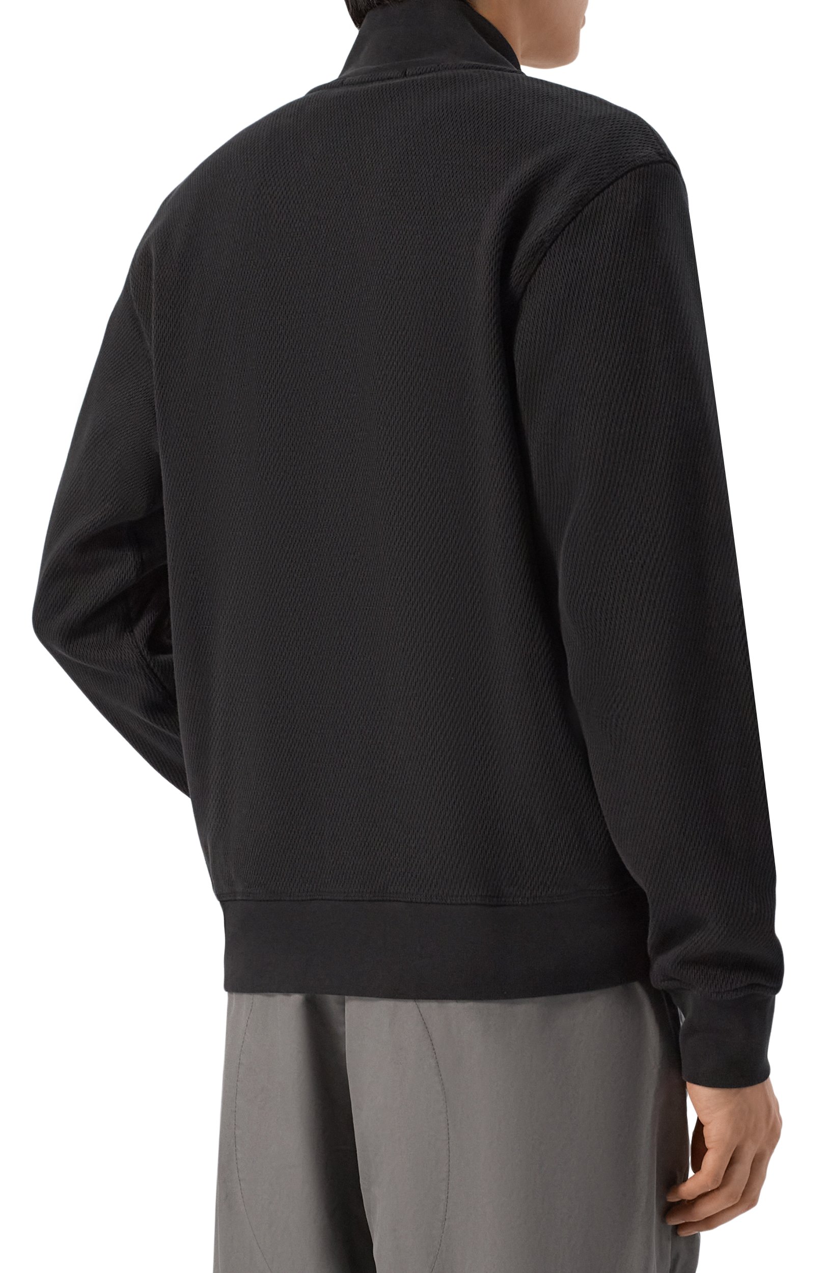 Хлопковая толстовка STONE ISLAND черного цвета по цене 72850 руб., арт. L1S156100014/S0297, фото 4 Хлопковая толстовка STONE ISLAND, арт. L1S156100014/S0297, фото 4