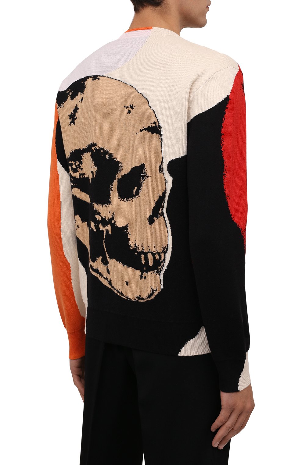 Джемпер из хлопка и кашемира ALEXANDER MCQUEEN, арт. 663626/Q1RSX, фото 4