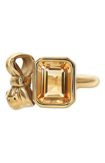 Кольцо с бантом и цитрином MOONKA, арт. BW-925YG-RG00-CTR, фото 1