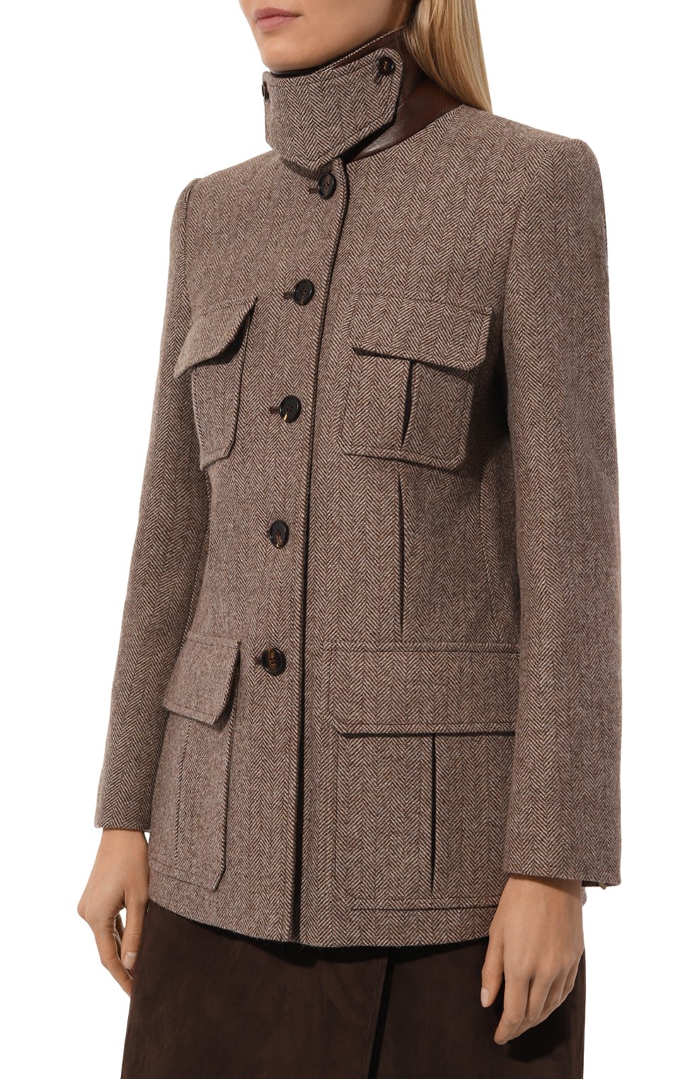 Шерстяной жакет CHLOÉ, арт. CHC24WVE03190, фото 3