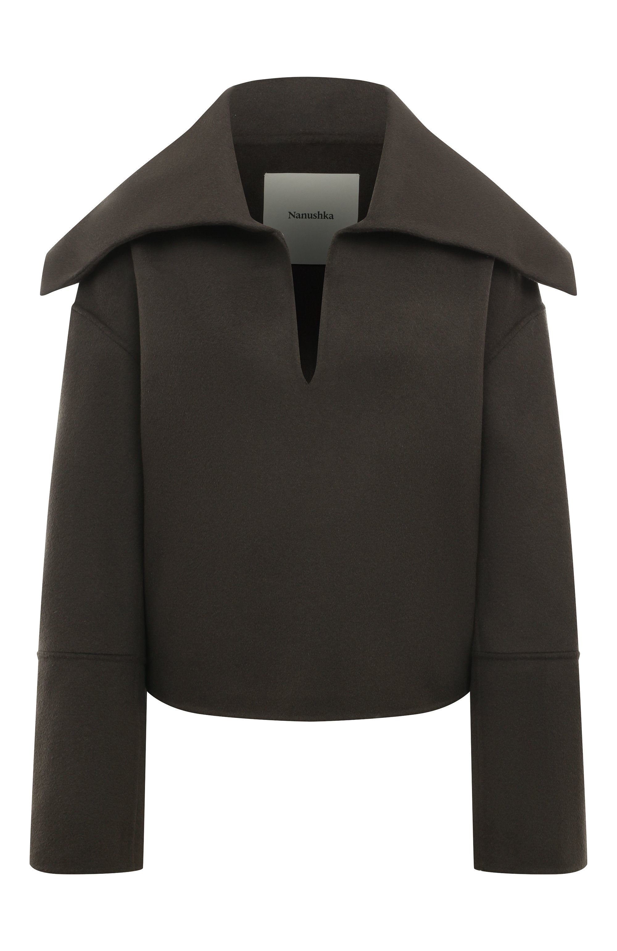 Свитер из шерсти и шелка NANUSHKA, арт. NW24PFSG26997, фото 1