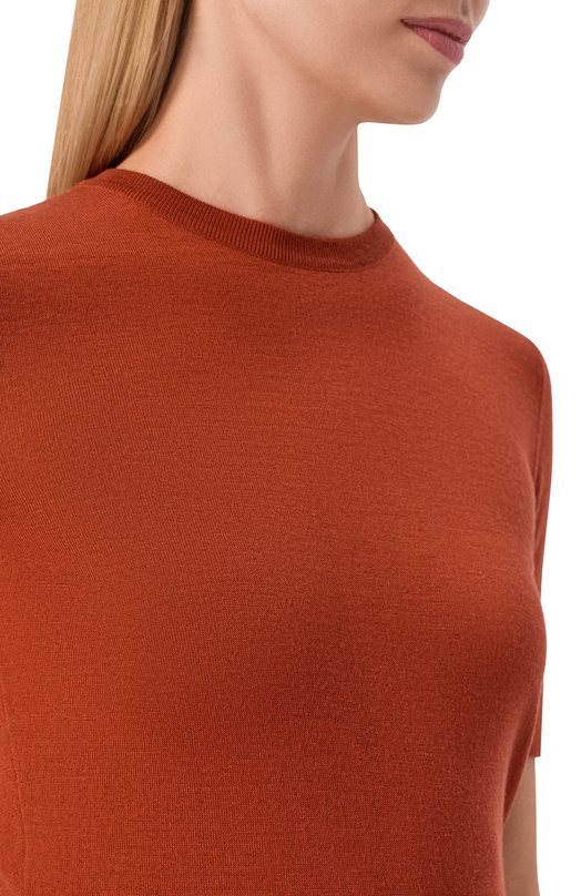 Пуловер из кашемира и шелка MVST M26.CSW.K418/JAIPUR Коричневый  M26.CSW.K418/JAIPUR Фото 5