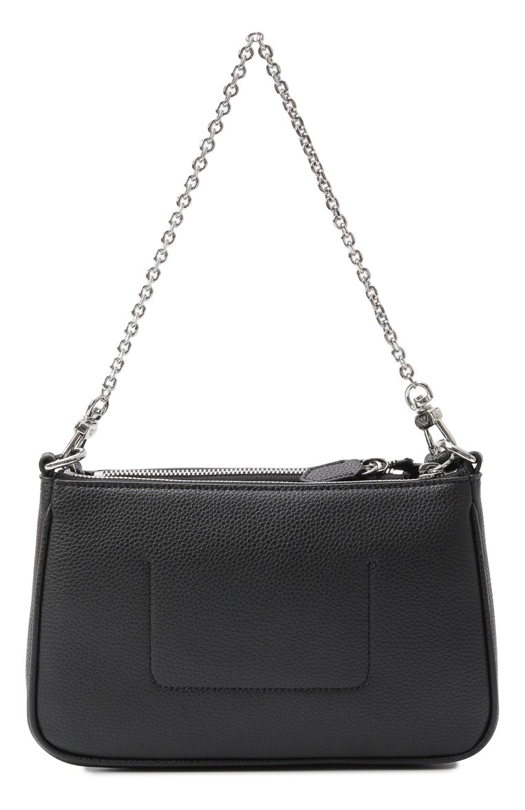 Женская сумка EMPORIO ARMANI черного цвета, арт. EW000540/AF12103 | Фото 6 (Размер: small; Ремень/цепочка: На ремешке; Материал: Экокожа; Автоматизация состава: Проставлено; Автоматизация ТО: Проставлено)