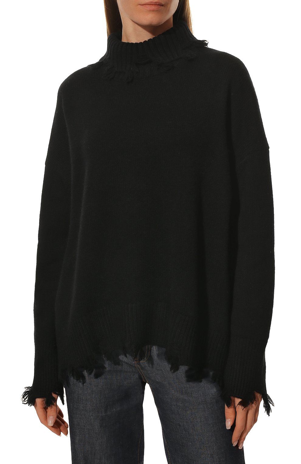 Кашемировый свитер ADDICTED черного цвета по цене 78400 руб., арт. MK890, фото 3 Кашемировый свитер ADDICTED, арт. MK890, фото 3