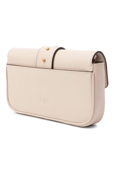 Сумка love one PINKO кремового цвета по цене 28950 руб., арт. 100061/A0F1, фото 4 Сумка love one PINKO, арт. 100061/A0F1, фото 4