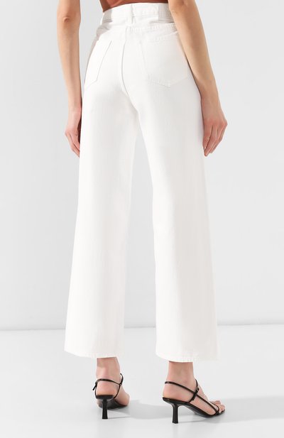Джинсы TOTEME белого цвета по цене 17400 руб., арт. FLAIR DENIM 1902-1426/WHITE, фото 4 Джинсы TOTEME, арт. FLAIR DENIM 1902-1426/WHITE, фото 4