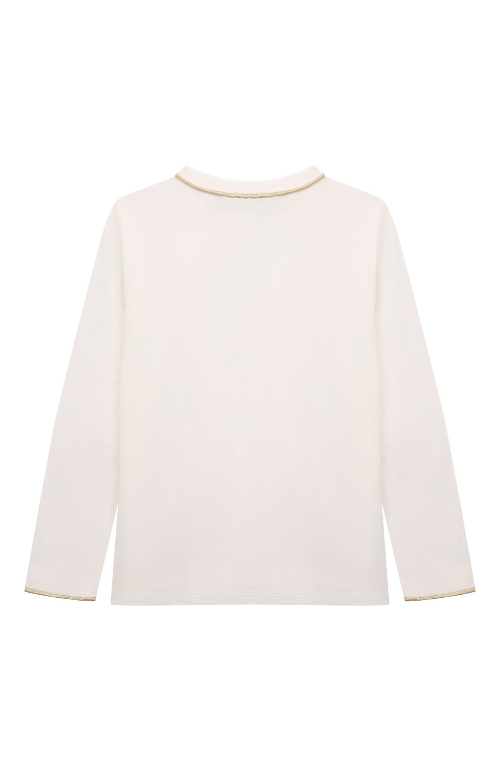 Хлопковый лонгслив IL GUFO, арт. A24TA361MF003/10A-14A, фото 2