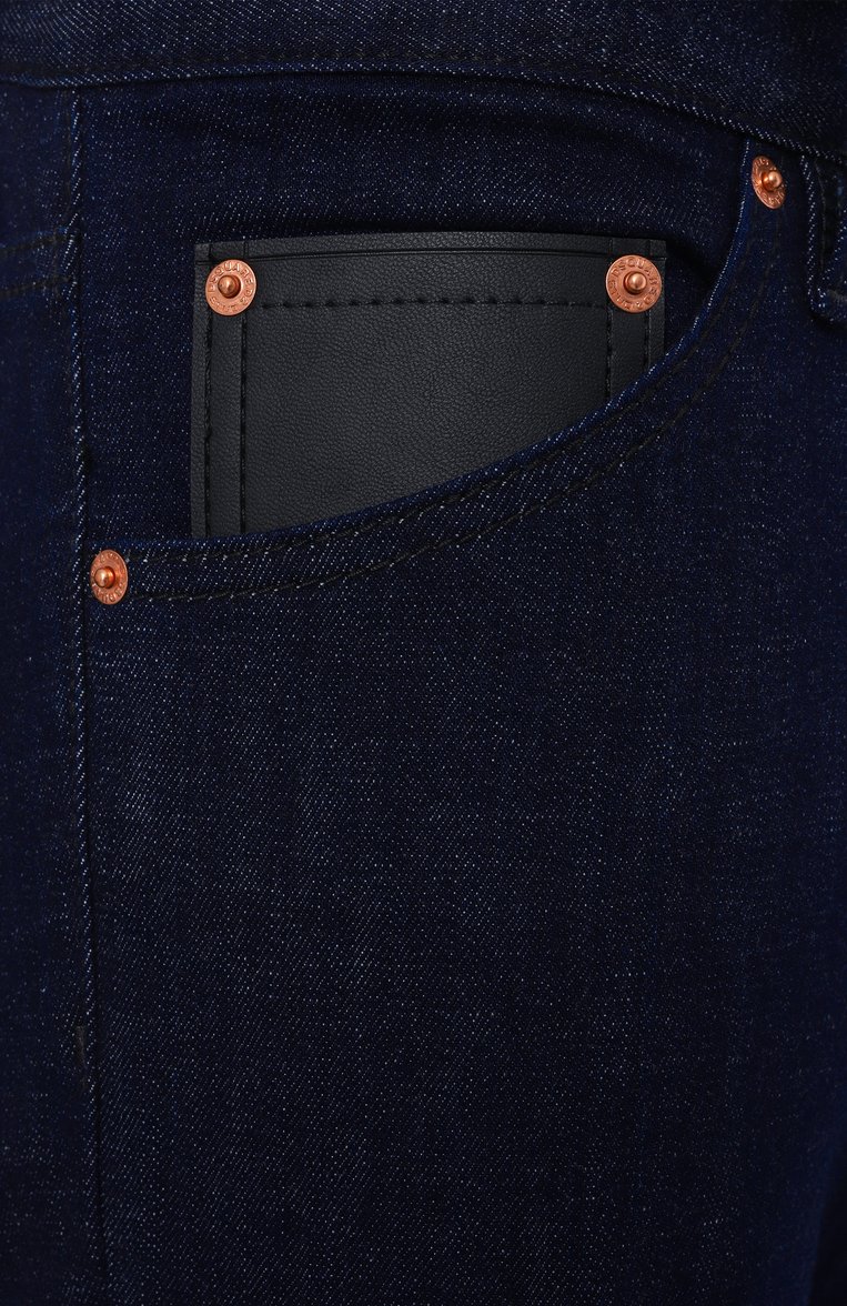 Мужские джинсы cool guy DSQUARED2 темно-синего цвета, арт. S71LB1612/S30664 | Фото 6 (Длина (брюки, джинсы): Стандартные; Материал внешний: Хлопок, Деним; Стили: Кэжуэл, Повседневный; Кросс-КТ: Деним; Силуэт М (брюки): Узкие; Автоматизация ТО: Проставлено; Автоматизация состава: Проставлено; Детали: Без декора)