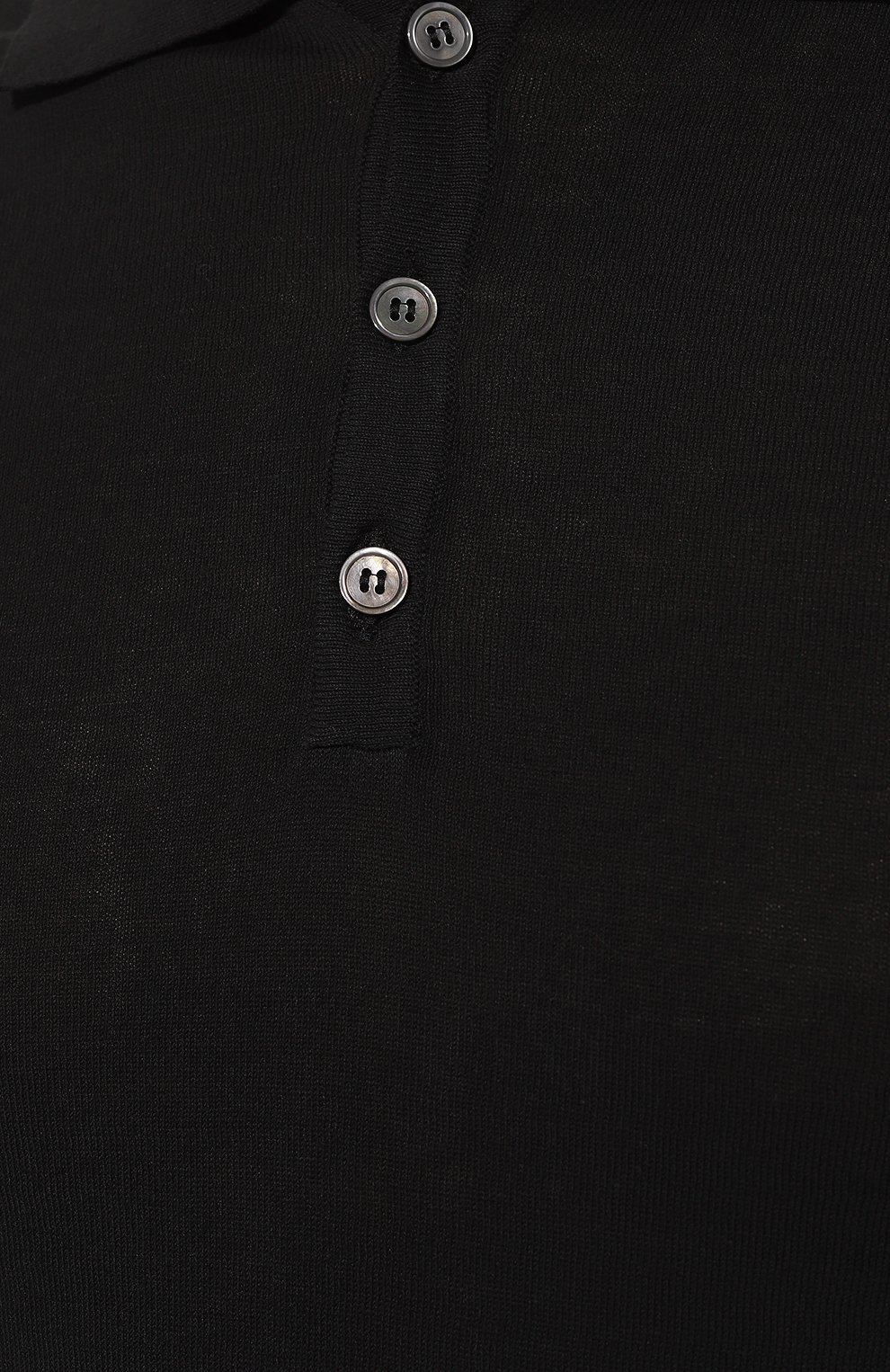 Хлопковое поло DANIELE FIESOLI черного цвета по цене 17550 руб., арт. DF0305, фото 5 Хлопковое поло DANIELE FIESOLI, арт. DF0305, фото 5