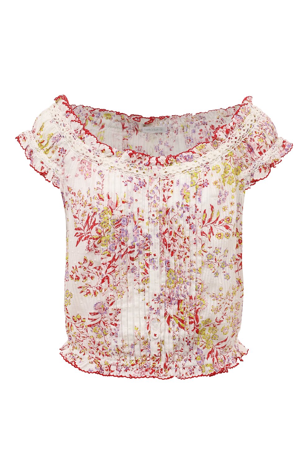 Хлопковый топ POUPETTE ST BARTH, арт. WA4S24D0QLP, фото 1