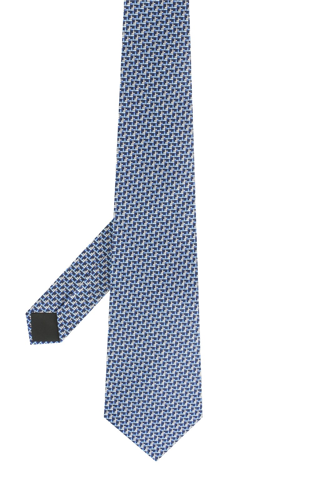 Шелковый галстук LANVIN синего цвета по цене 11350 руб., арт. 2815/TIE, фото 2 Шелковый галстук LANVIN, арт. 2815/TIE, фото 2
