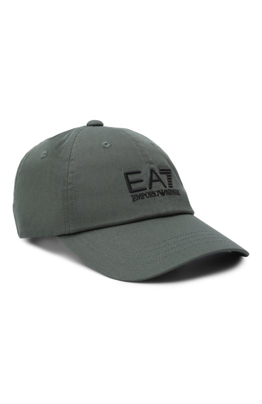 Хлопковая бейсболка EA7 7X000592/AF15502 Хаки 7X000592/AF15502