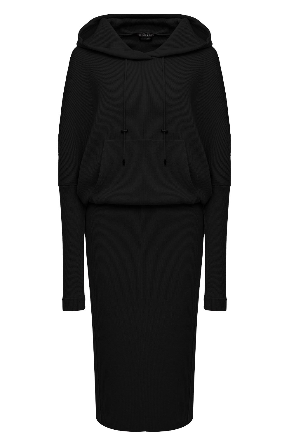 Кашемировое платье TOM FORD черного цвета по цене 252500 руб., арт. ACK182-YAX179, фото 1 Кашемировое платье TOM FORD, арт. ACK182-YAX179, фото 1