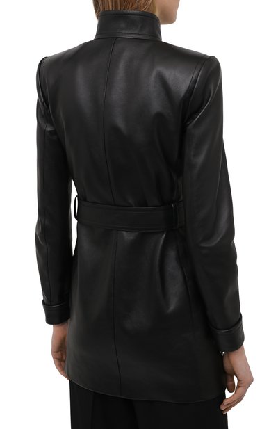 Кожаный жакет SAINT LAURENT, арт. 660573/YC2ZZ, фото 4