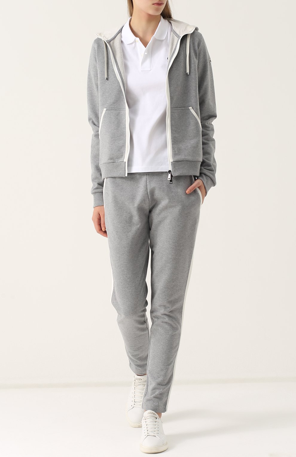 Хлопковый кардиган на молнии с капюшоном MONCLER, арт. C2-093-84989-00-8098W, фото 2